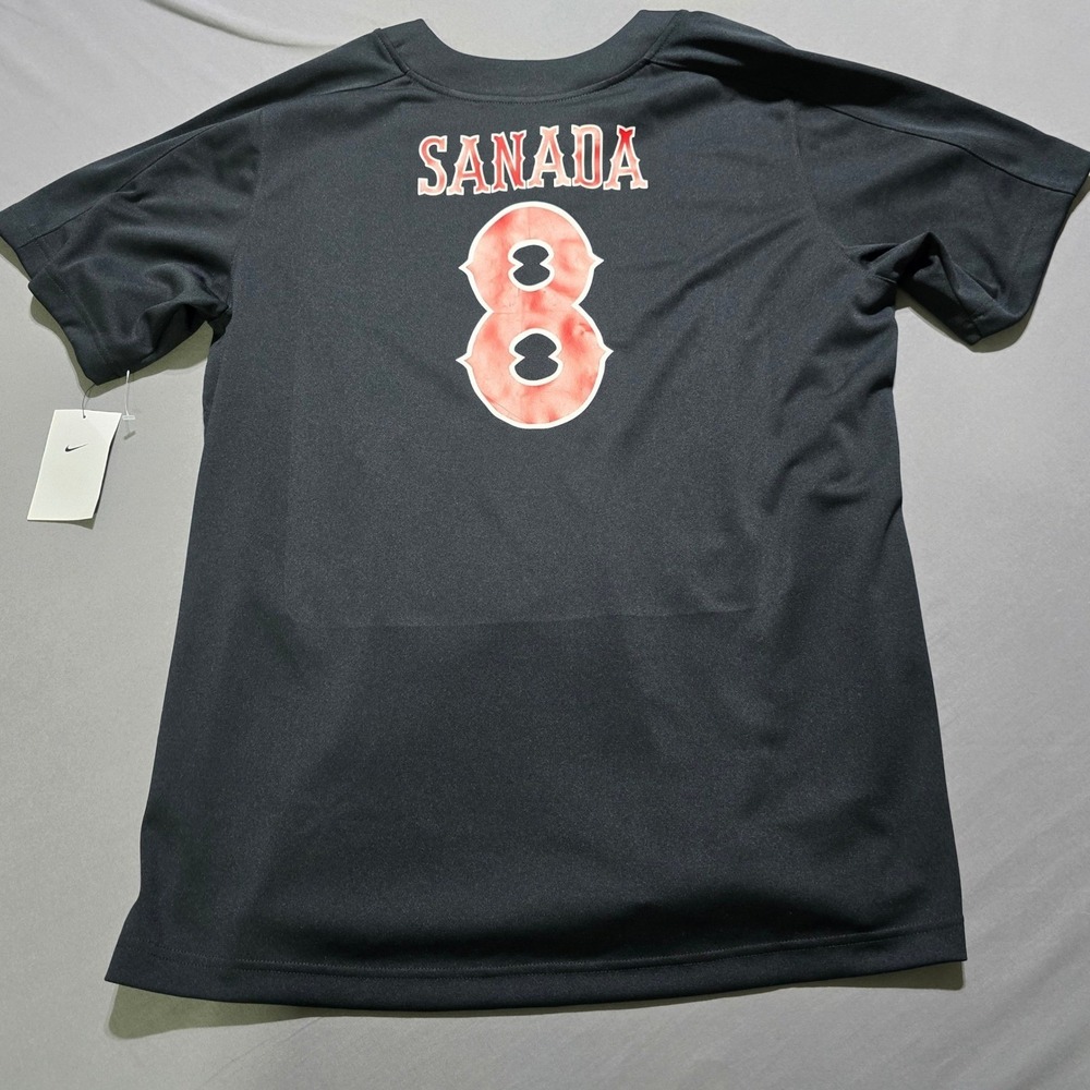 NEW Nike Baseball Jersey Black Cavs Number 8 Men's XL baseball sanada